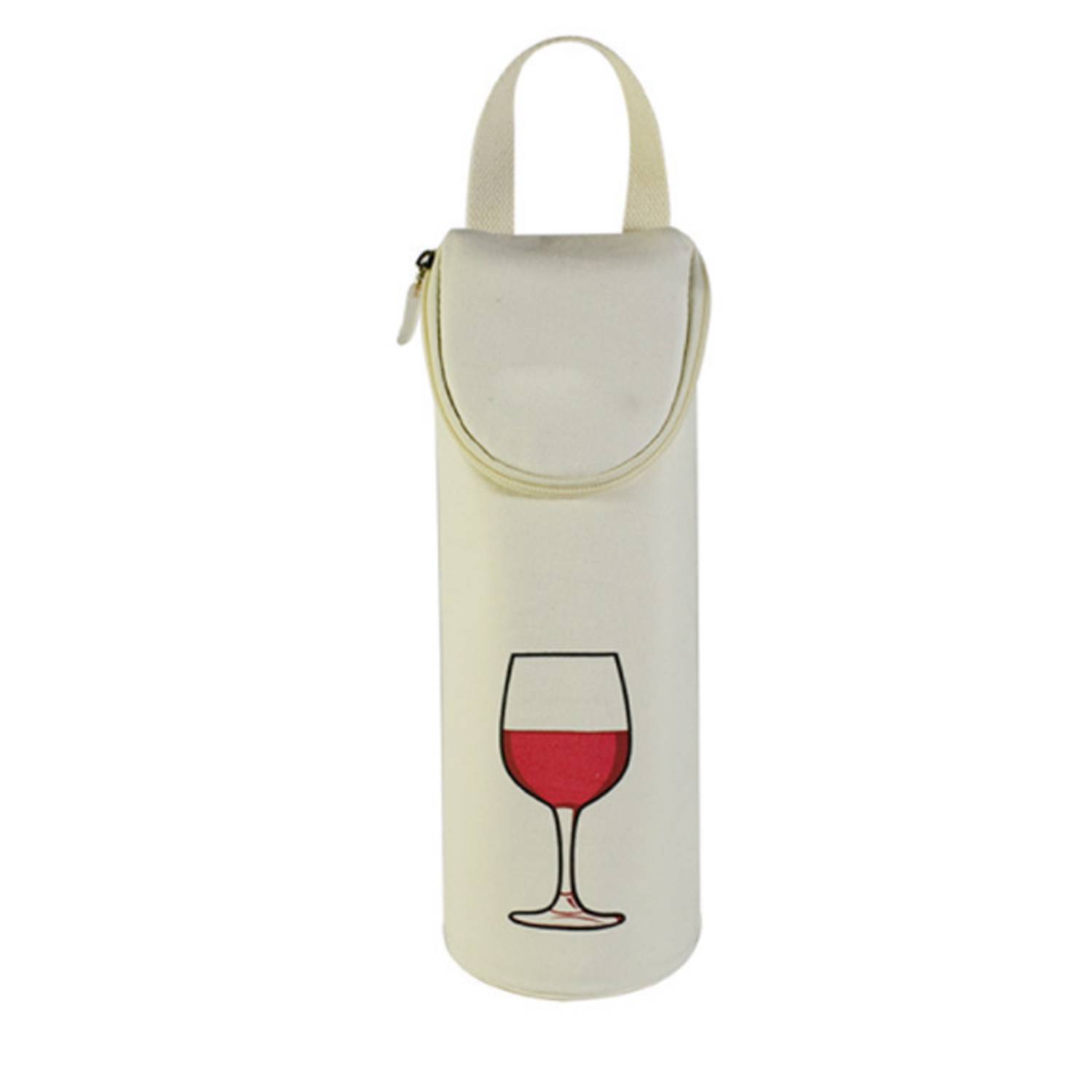 PU Single Red Wine Glass Bag, custom tote bag with logo imprint 4