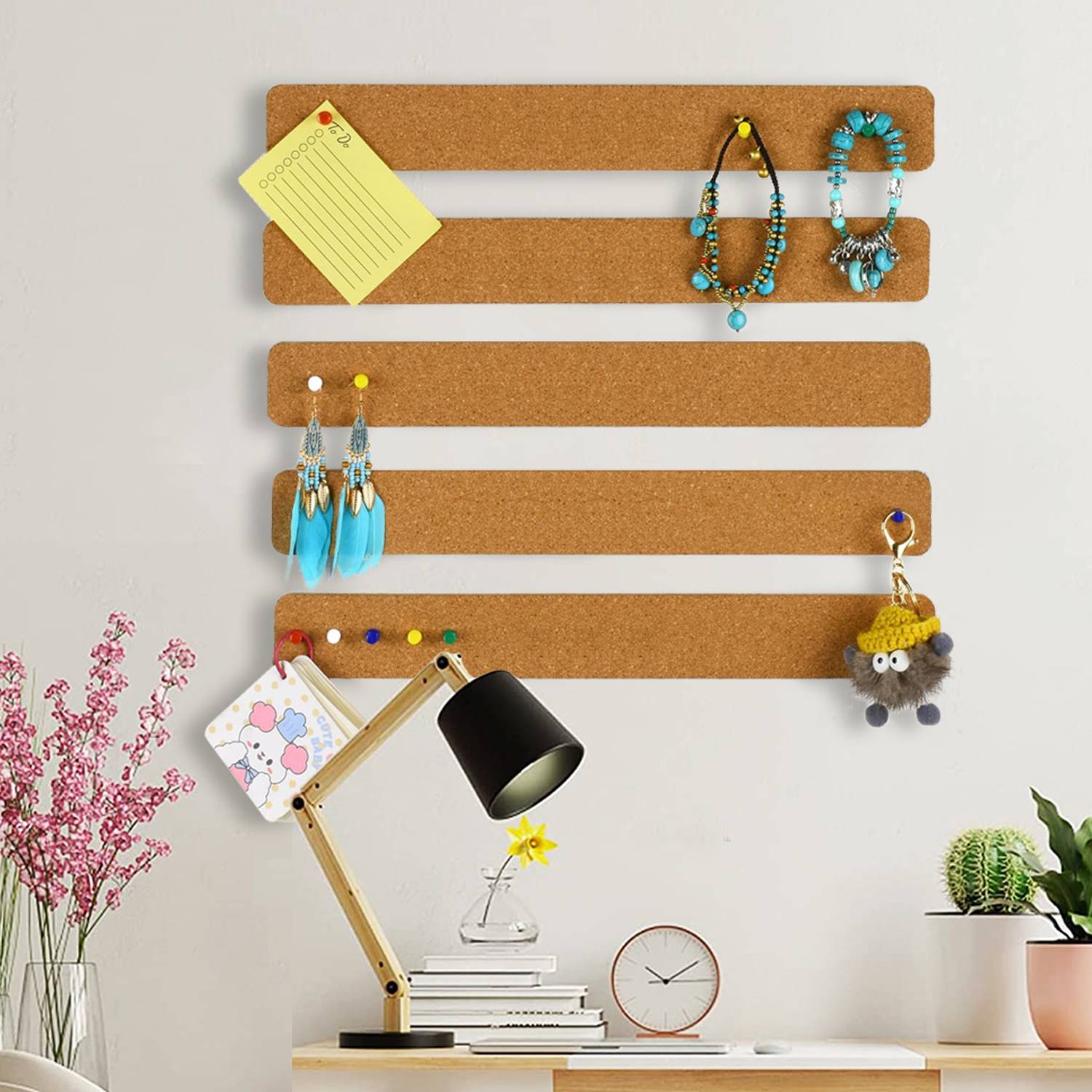Self Adhesive Cork Bulletin Board Strips 9