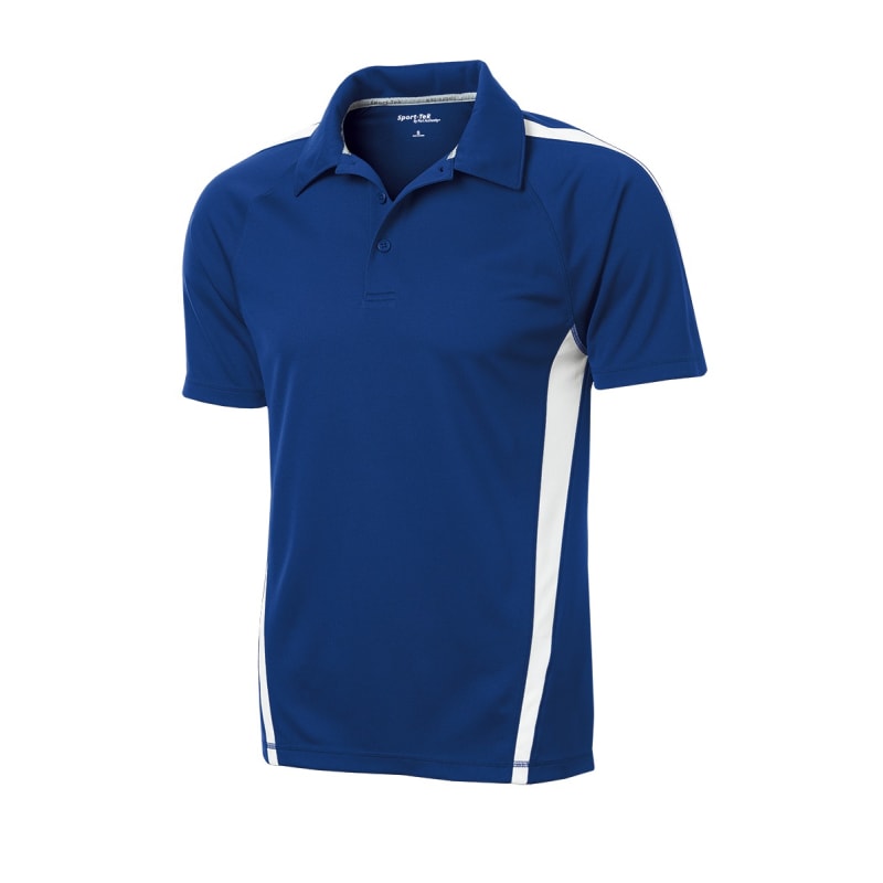 Sport-Tek PosiCharge Micro-Mesh Colorblock Polo. 56