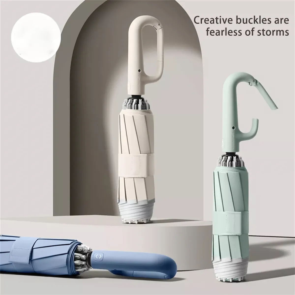 Automatic Portable Travel Reverse Folding Umbrella 3