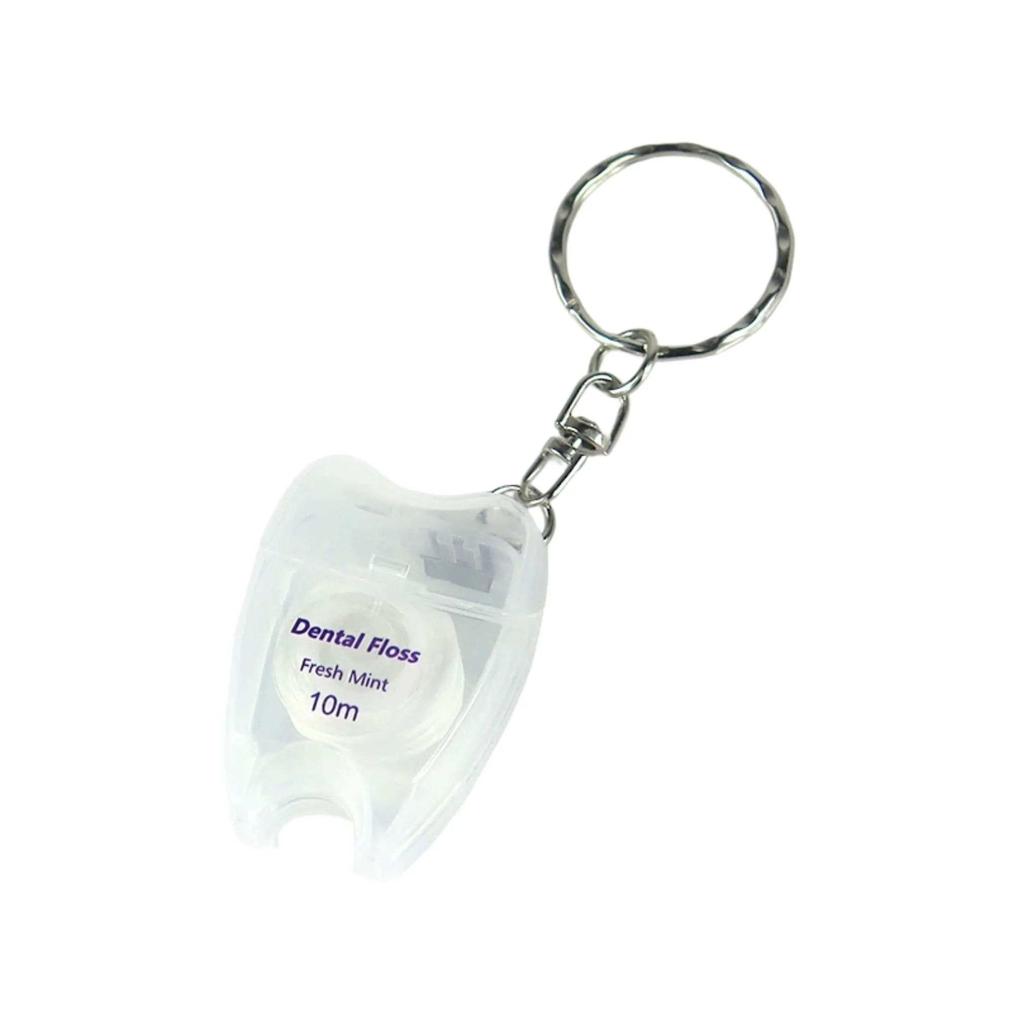 Small Tooth-Shaped Keychain Dental Floss Roll 5