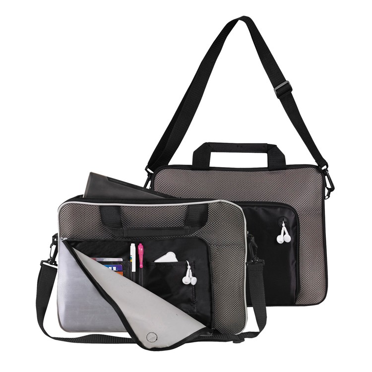 600D Poly 15" Padded Notebook Briefcase 3