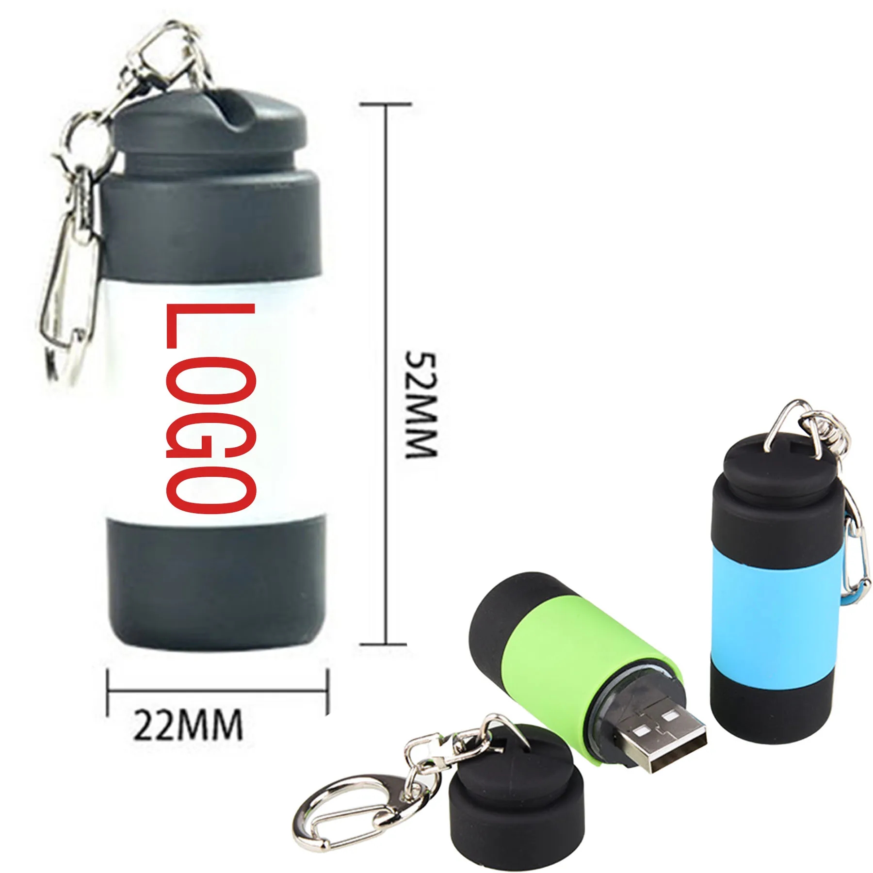 USB Mini Rechargeable Flashlight 5