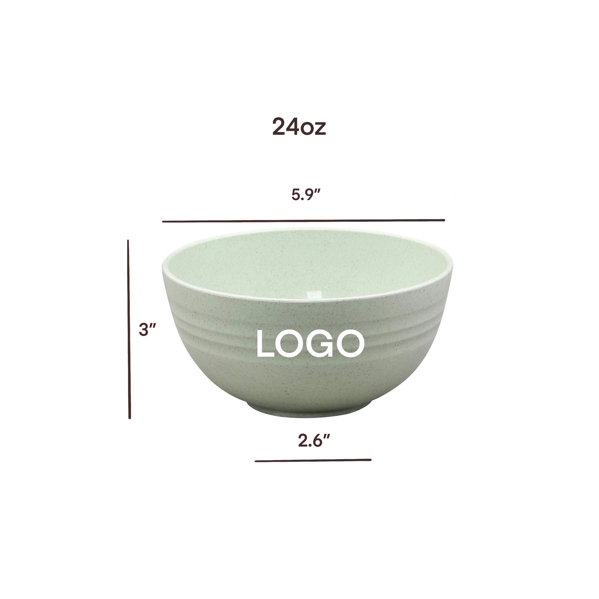 Wheat Straw Bowl MOQ 100PCS