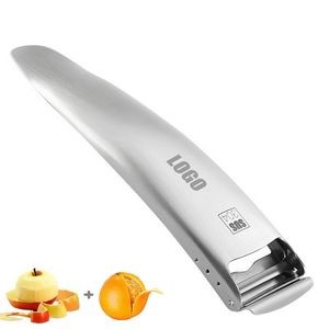 2 IN 1 Stainless Steel Fruit & Vegetable Peeler with Ring Holding Design 15