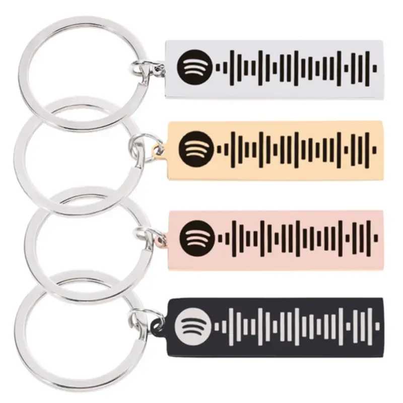 Personalized Music Keyring 4
