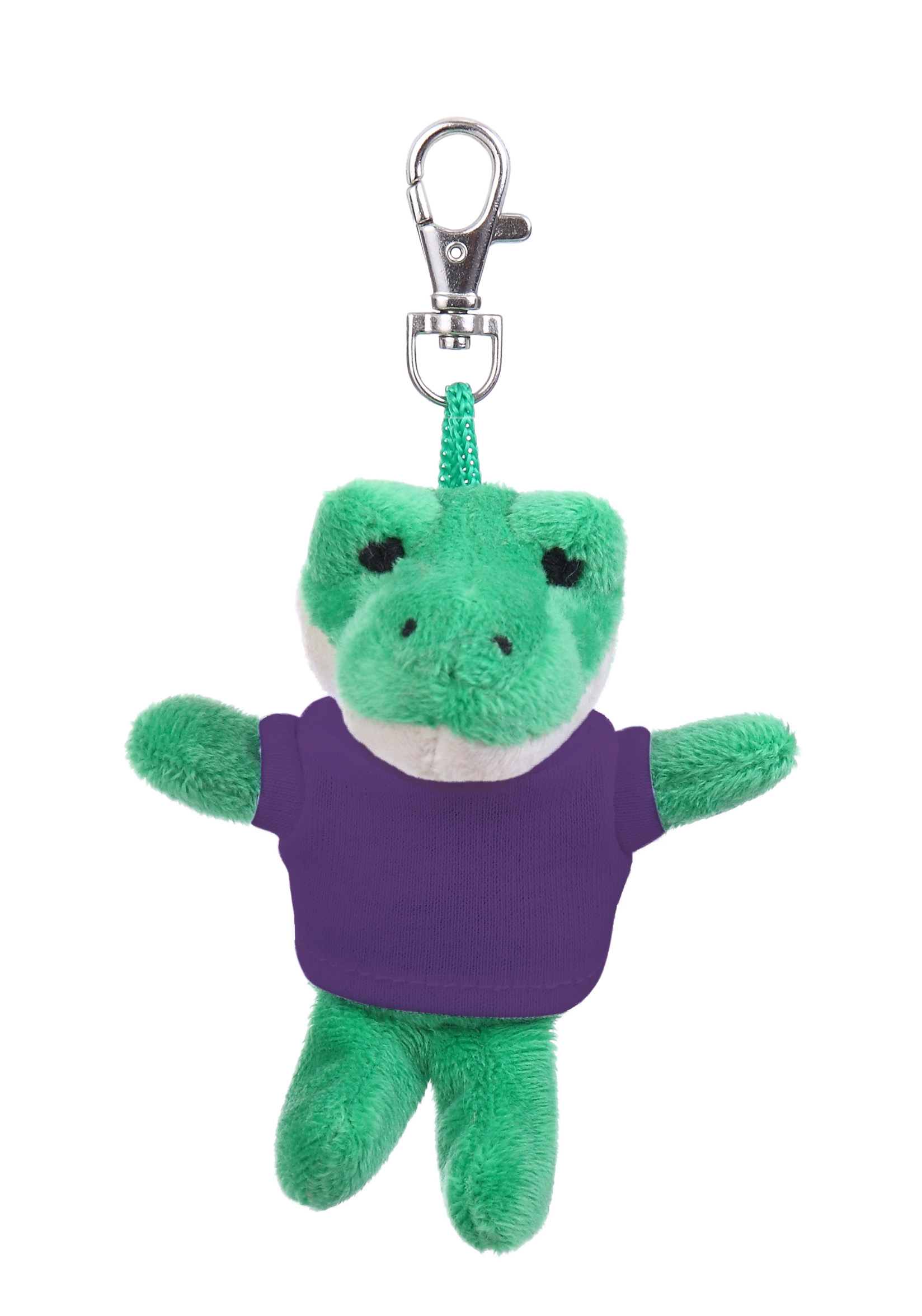 Soft Plush Alligator Keychain with Tee 9