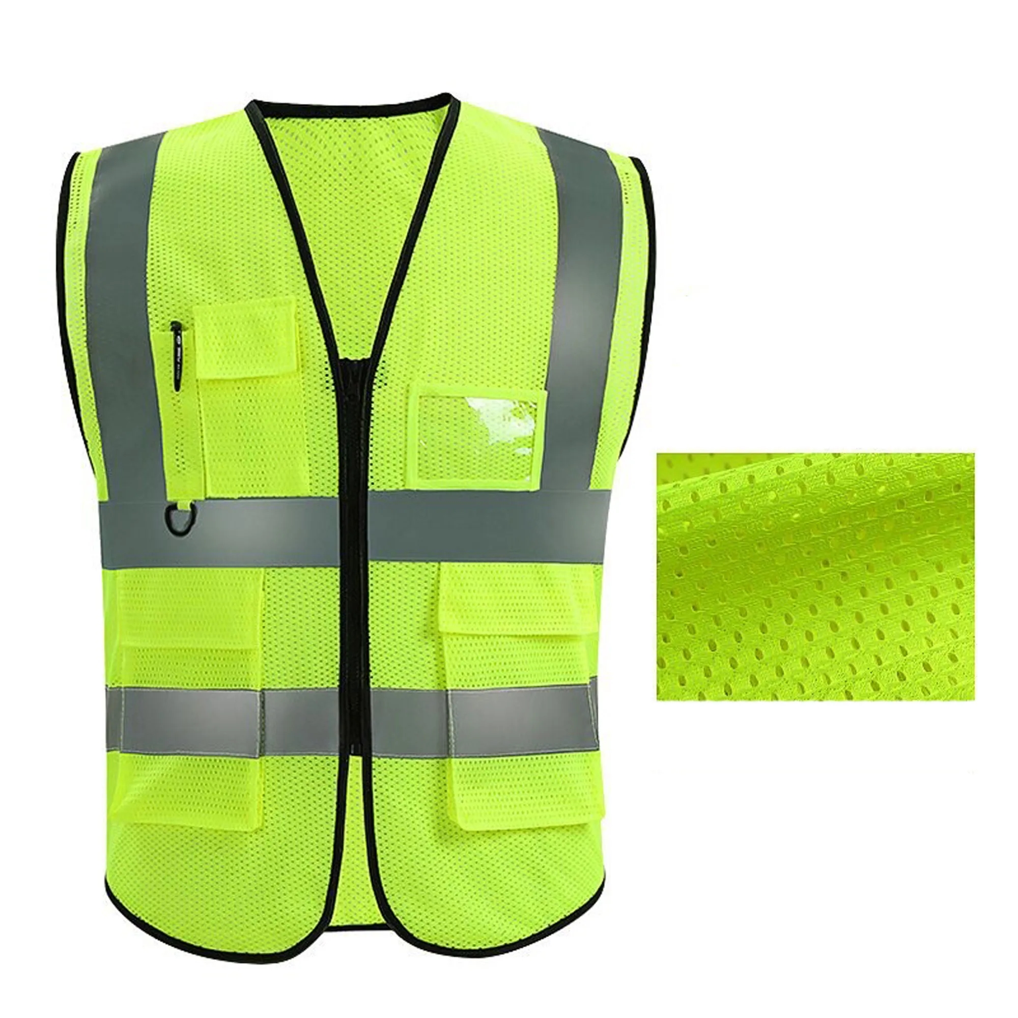Mesh Reflective Strips Safety Vest 3