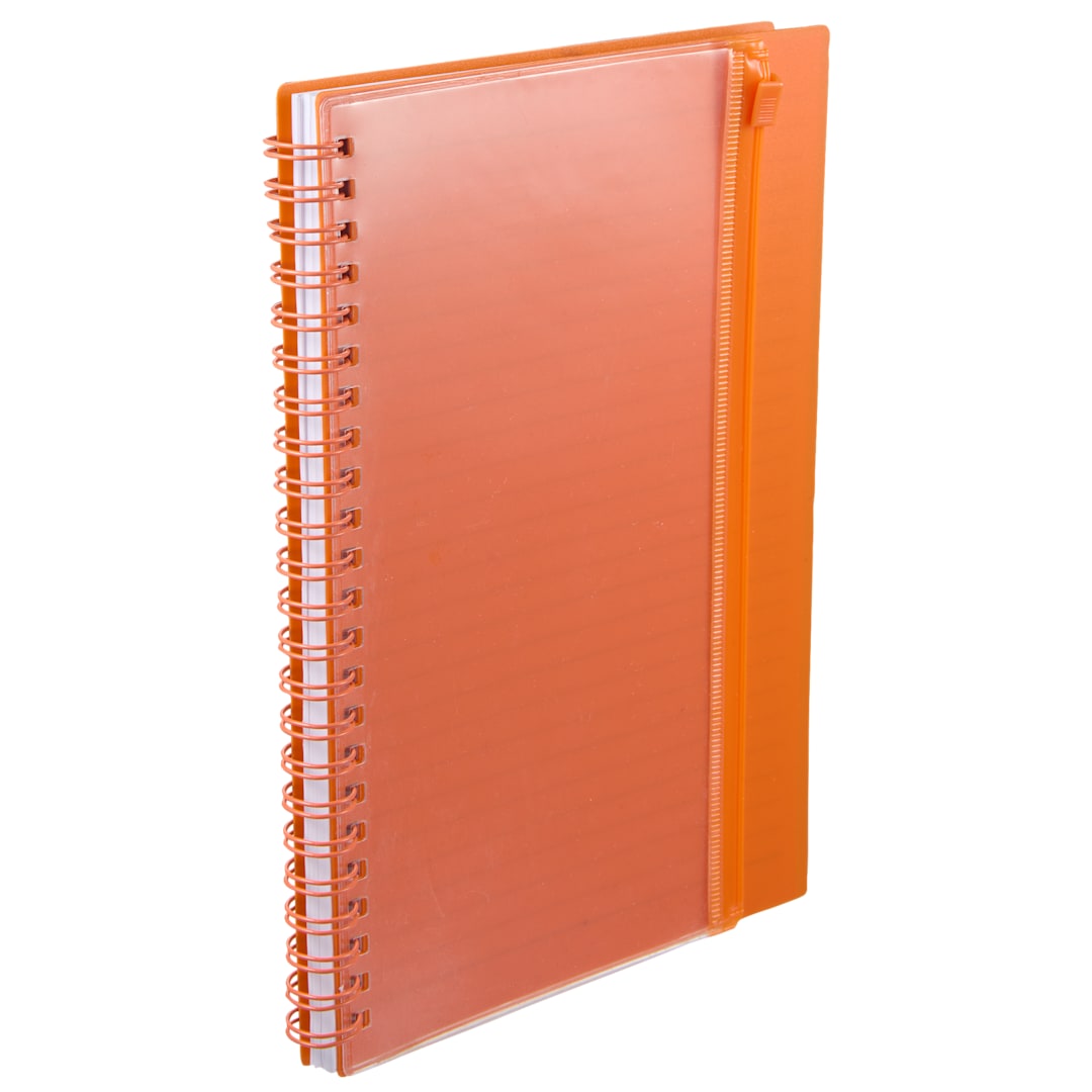 5.5" x 8.5" Spiral Notebook with Clear Pocket 38