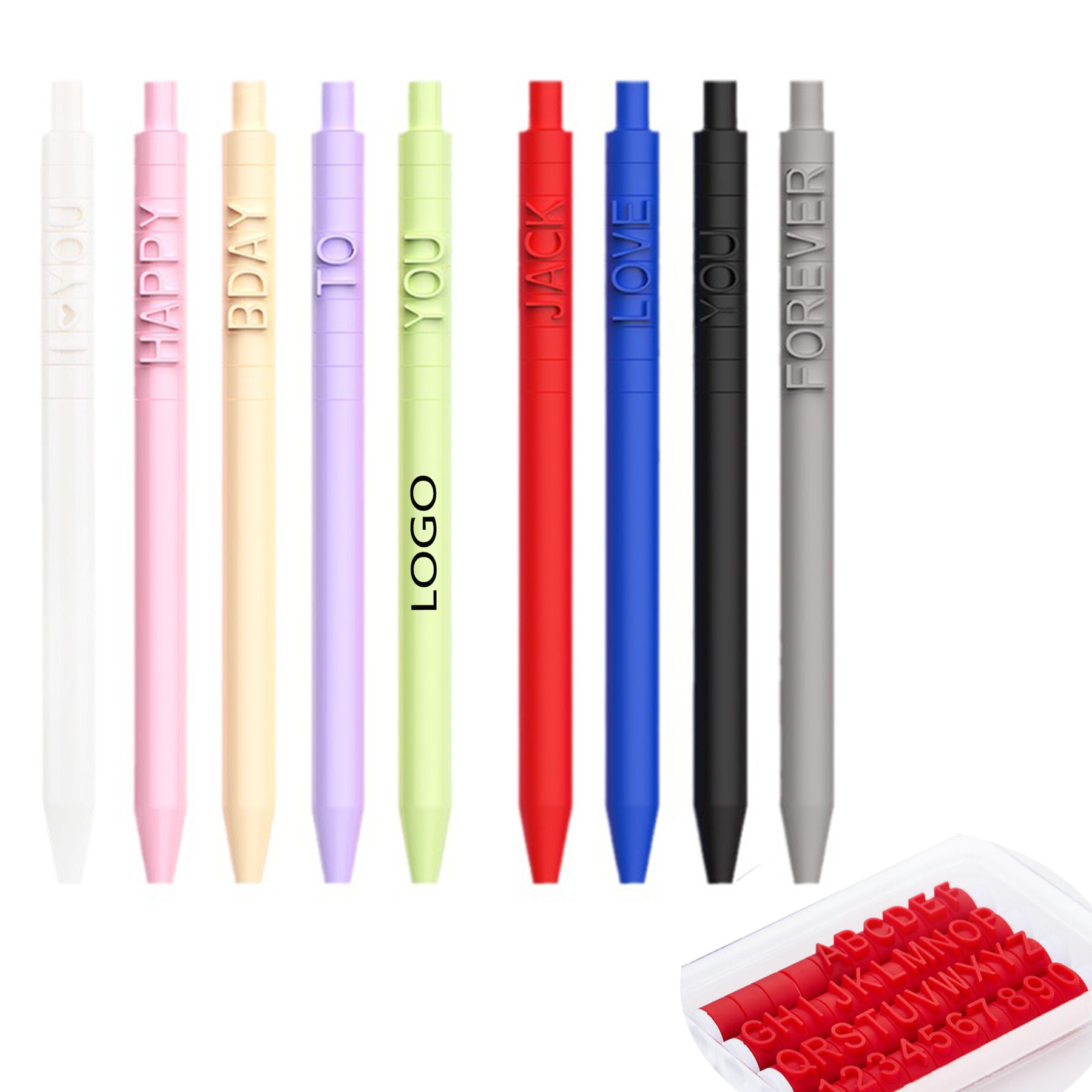 Color Press Diy Letter Customization Pen