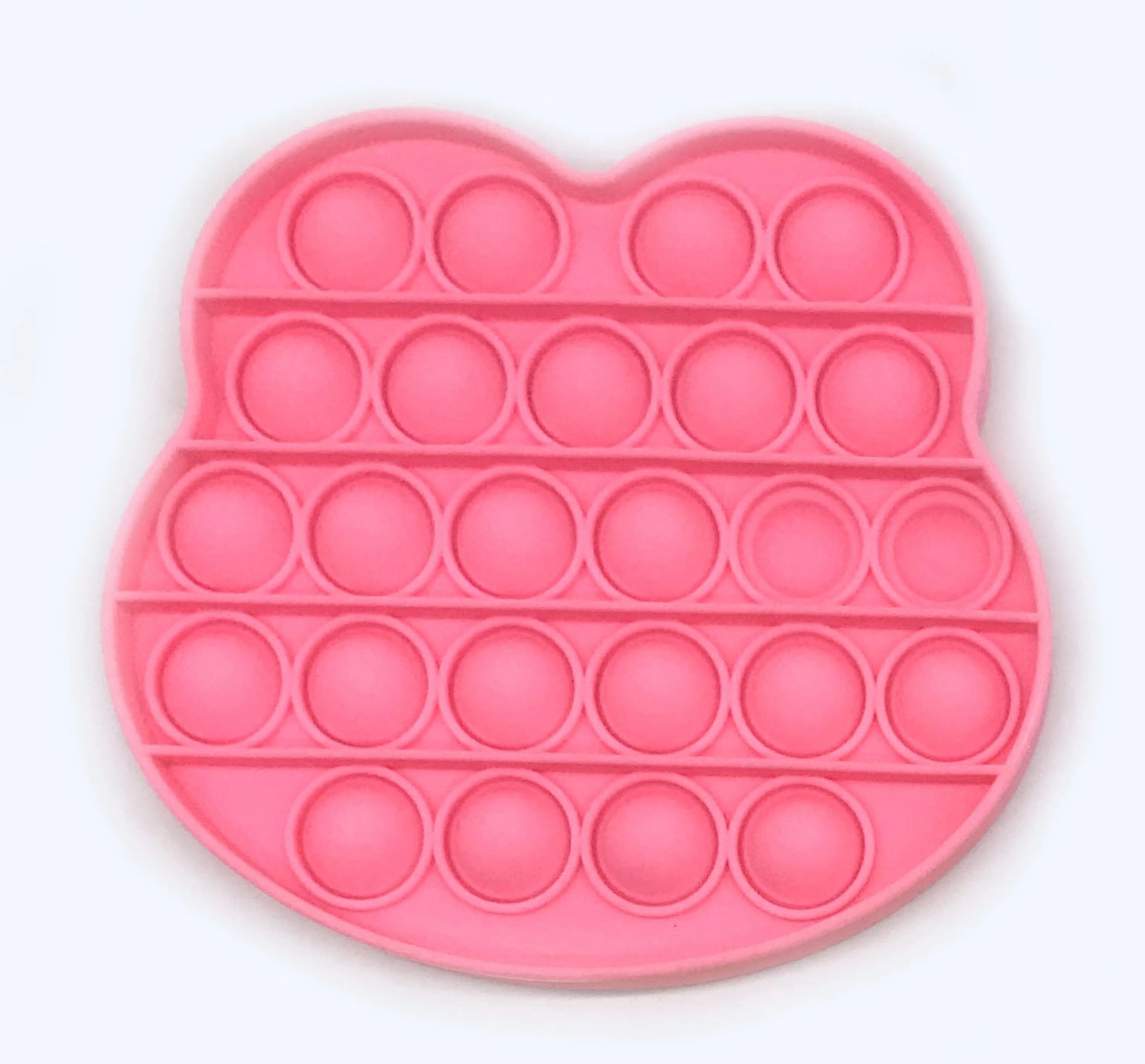 Frog Shaped Silicone Push Pop Bubble Toy 6