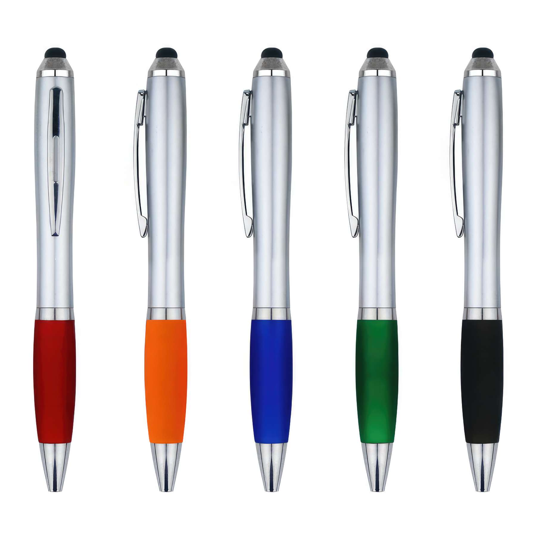 Silver Body Pen with Stylus 3