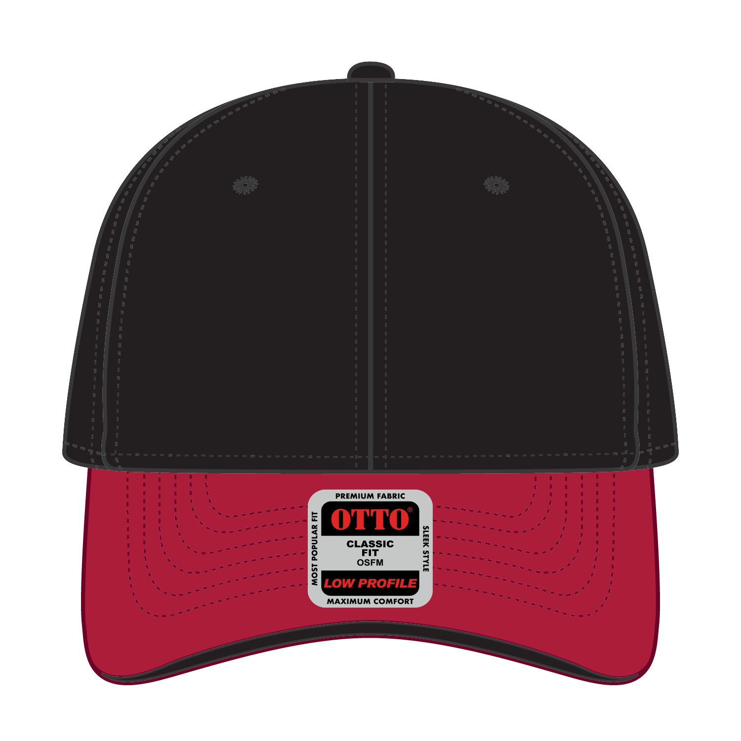 OTTO CAP® 6 Panel Low Profile Baseball Cap 68