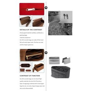 Multifunctional Felt Travel Storage Pouch 2