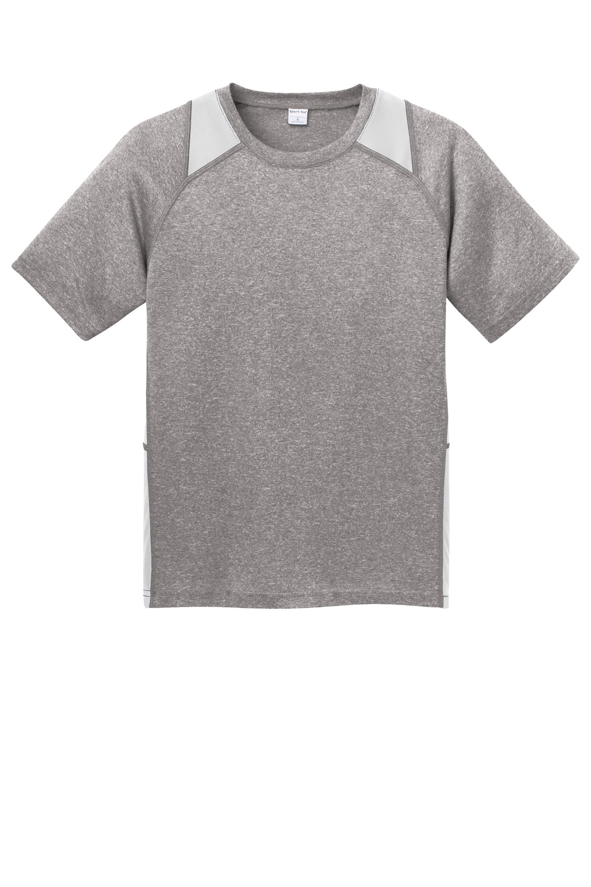 Sport-Tek Youth Heather Colorblock Contender Tee. YST361 3