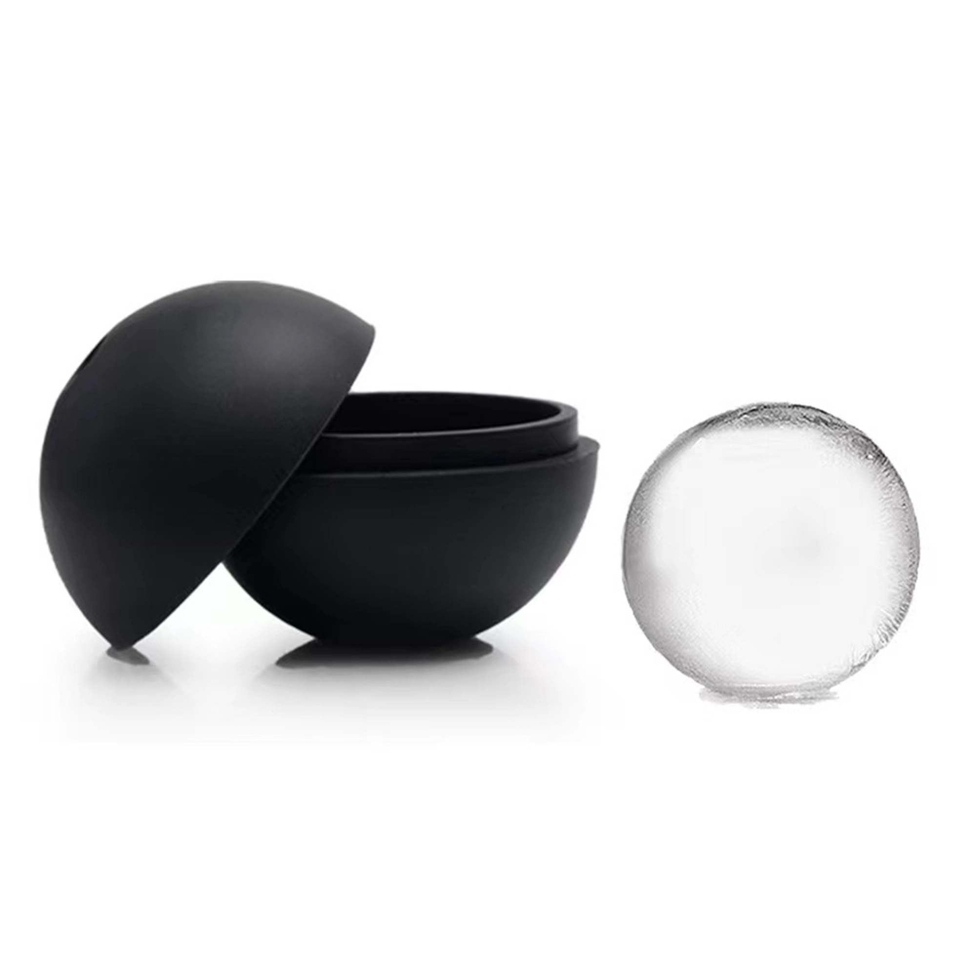 Ice Cube Trays Silicone Whiskey Ball Maker with Lids 7