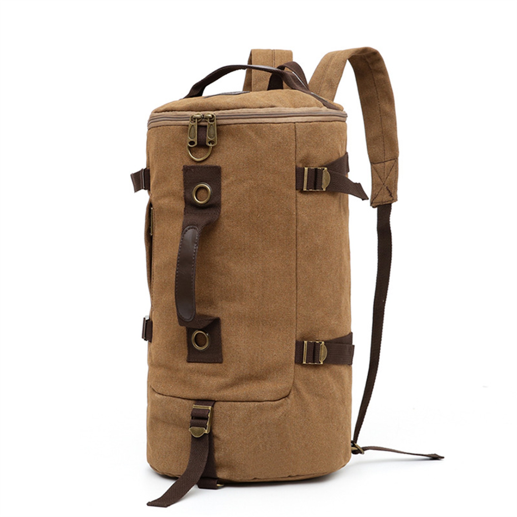 Vintage Canvas Convertible Travel Backpack 6