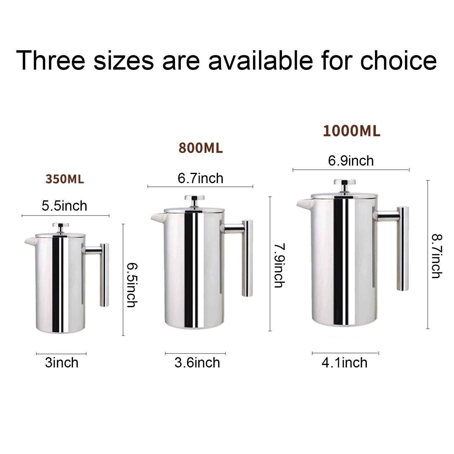 Stainless Steel Pour-Over Coffee Maker 3