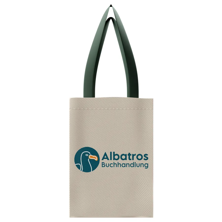 Custom Natural Grocery Tote Bag, custom tote bag with logo imprint 4
