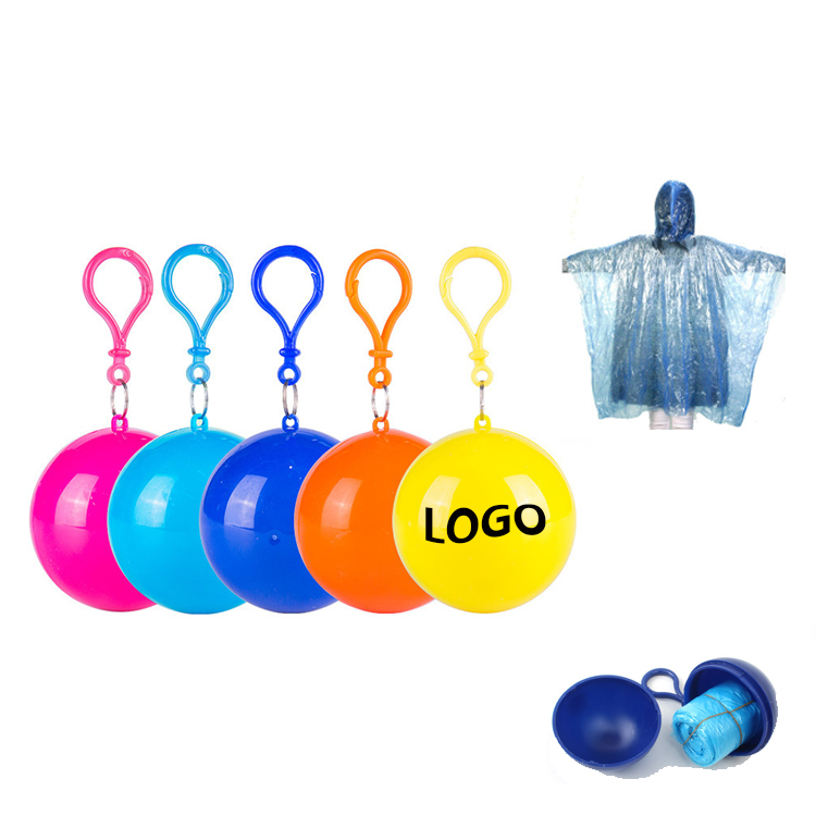 Portable Ball-Shaped Raincoat 2