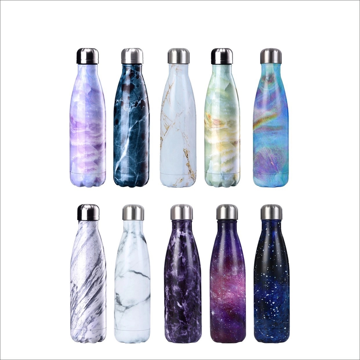 Double Wall Vacuum Insulated Stainless Steel Water Bottle, custom water bottle with logo imprint 6