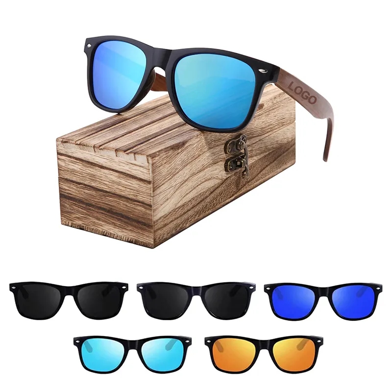 Polarized Wooden Sunglasses Set 1