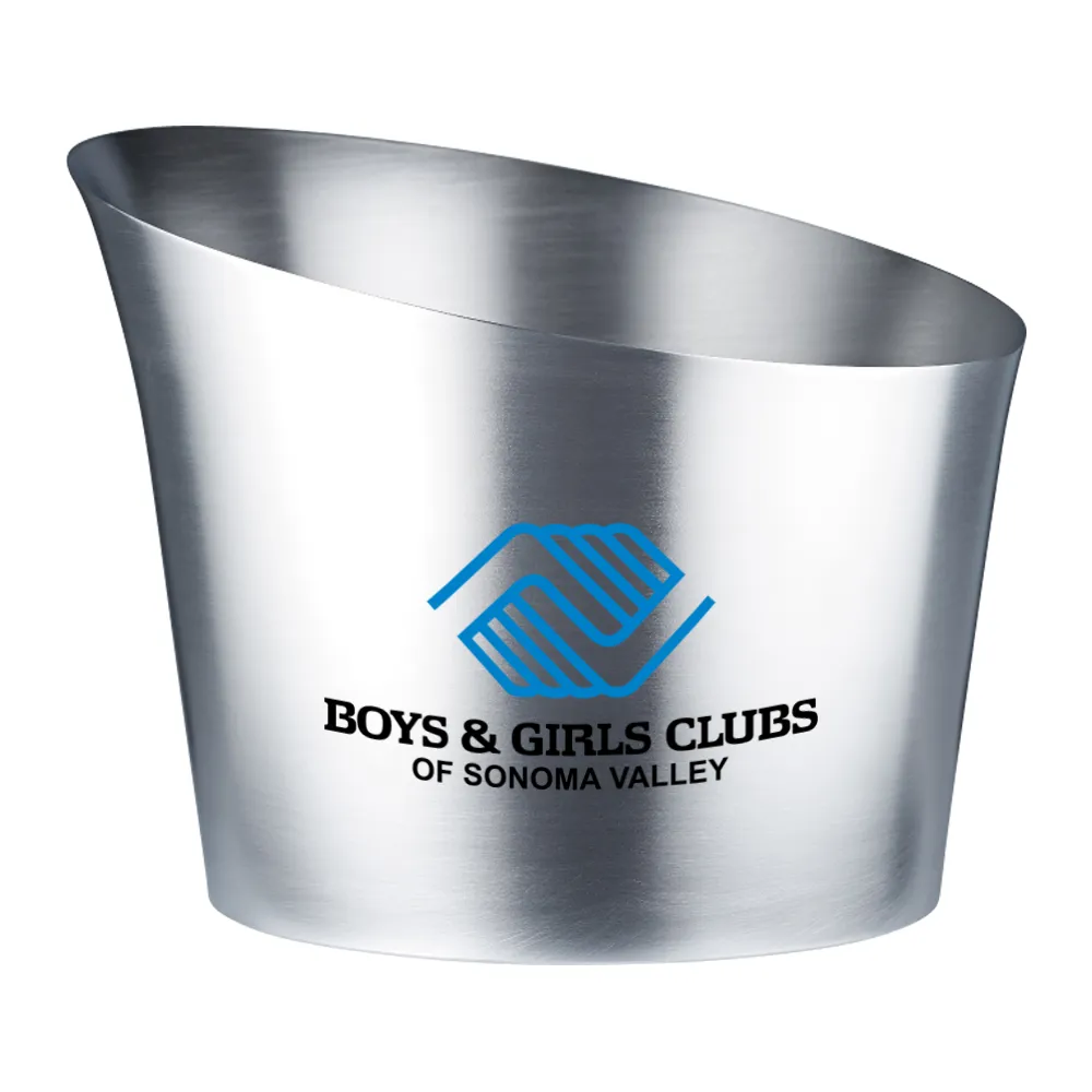 Medium Flare Metal Ice Bucket 5