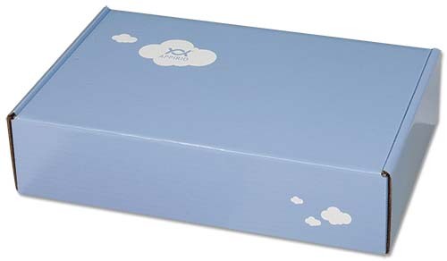 15" x 9 3/4" x 3 1/2" - B-Flute Outside Tuck Box 1