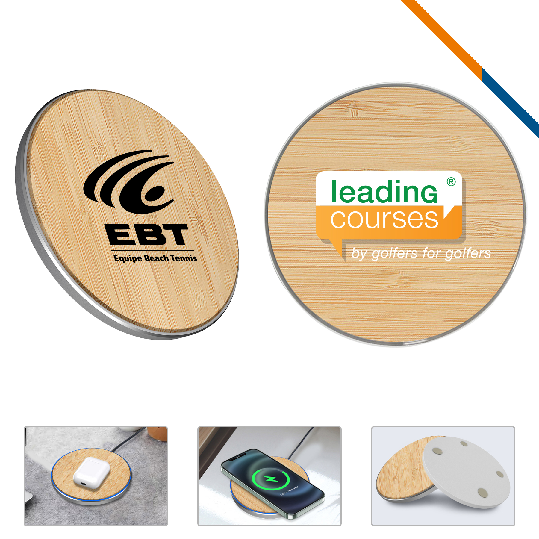 Vinco Bamboo Wireless Charger 1