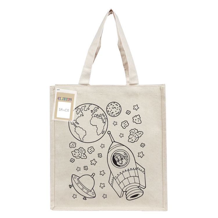 Colouring Executive Canvas Tote Bag, custom tote bag with logo imprint 2