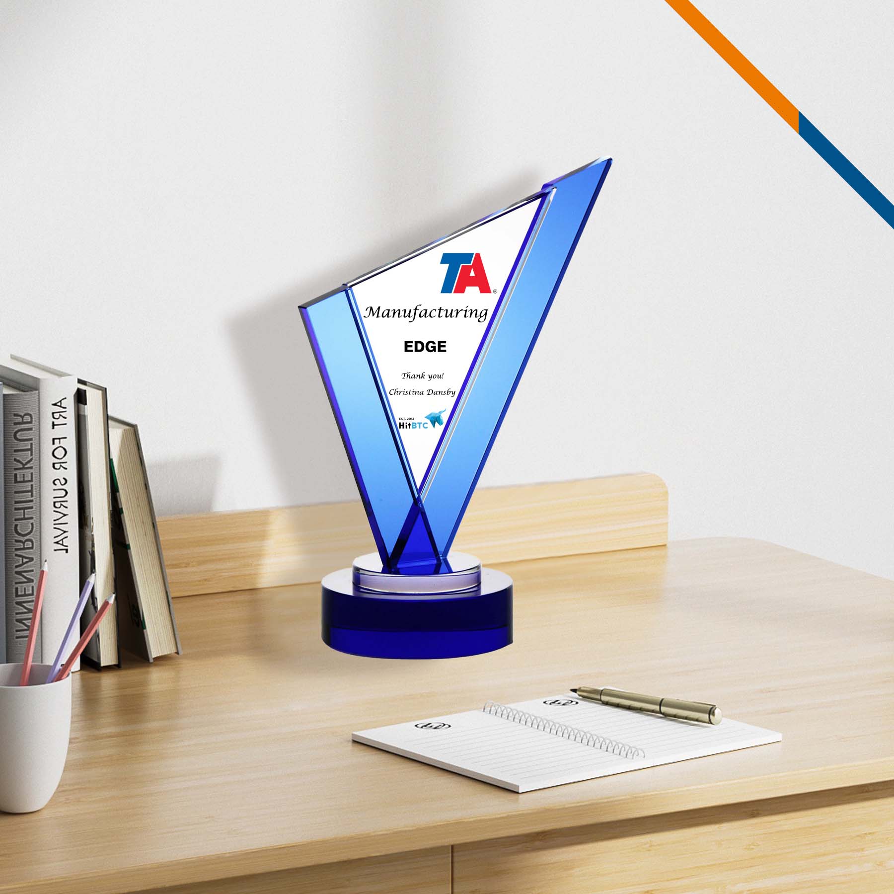 Ruglas Pointed Blue Award 5