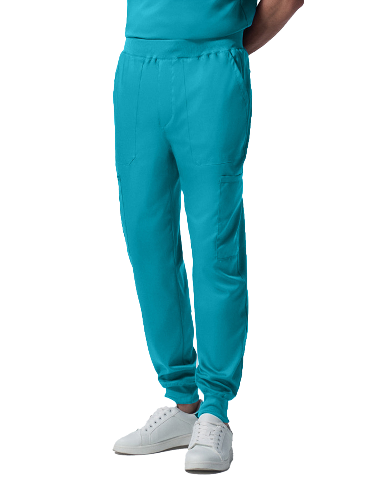 Landau - ProFlex - Men's Seven-Pocket Mid-Rise Rib-Knit Elastic Waist Jogger Pant 39