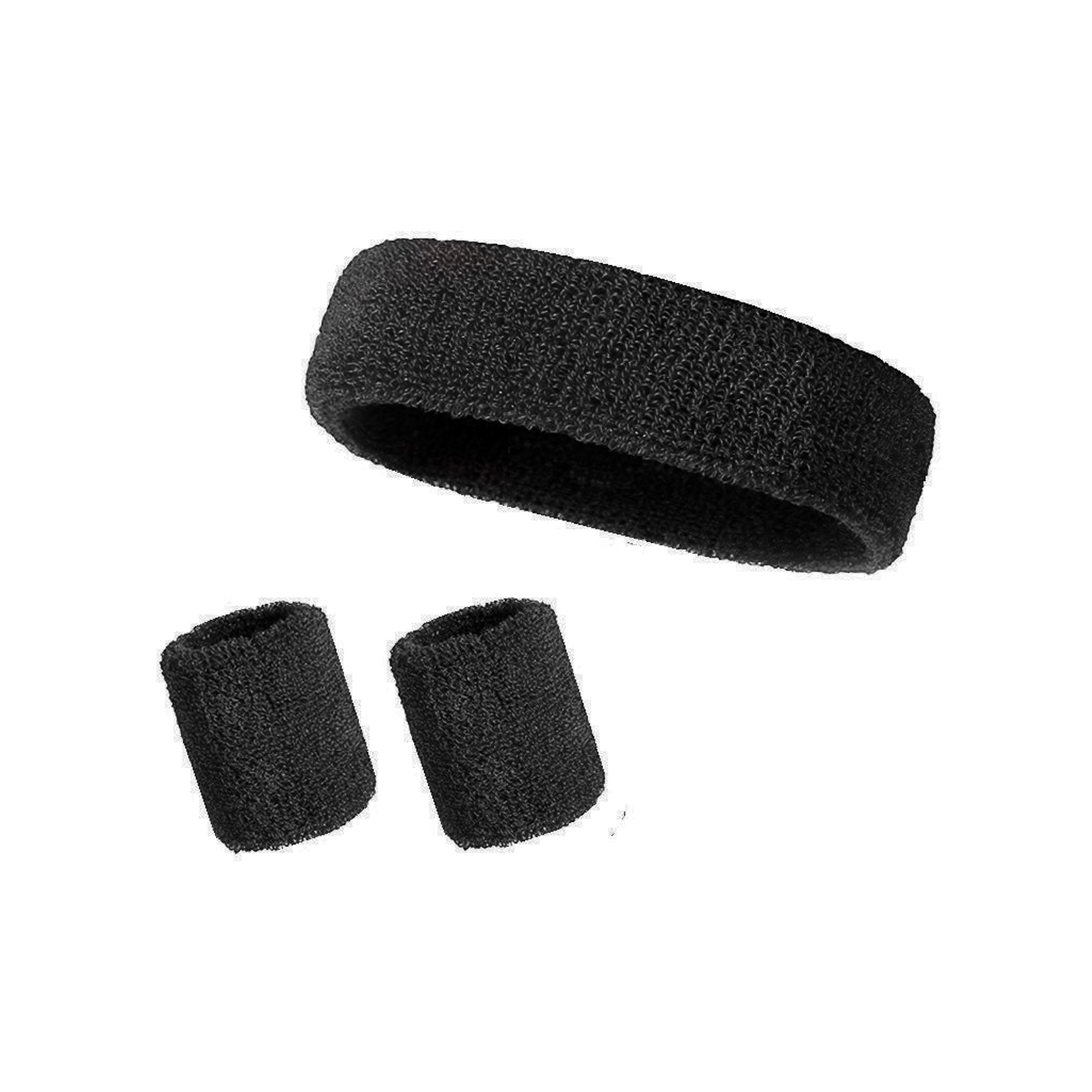 Elastic Sweat Absorbing Headband Wristband Set 8