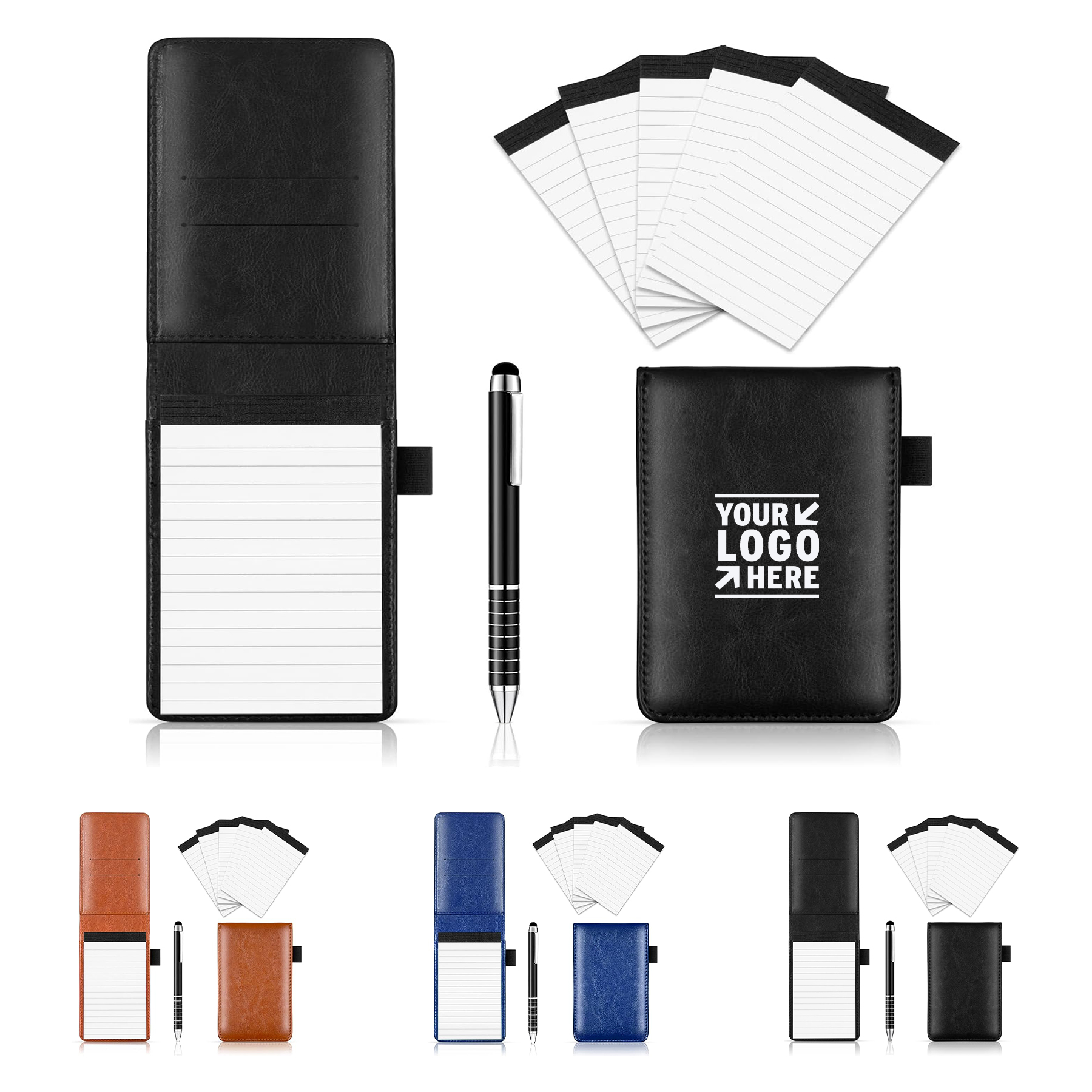 3" x 5" Pocket Notebook with Pen 2