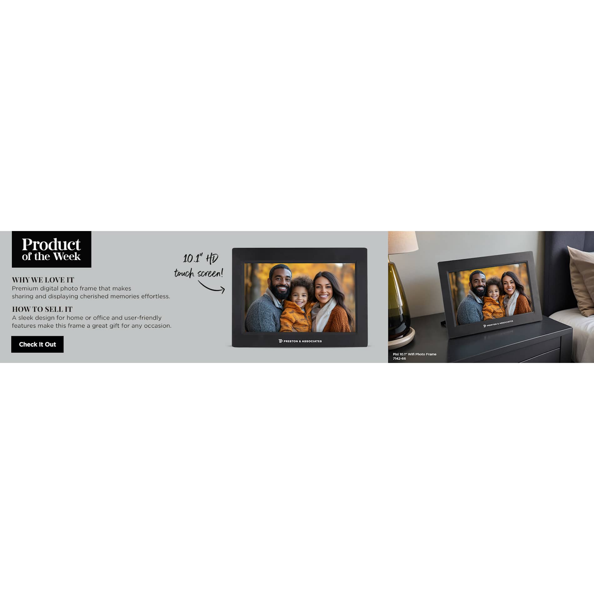 Pixi 10.1" Wifi Photo Frame 5