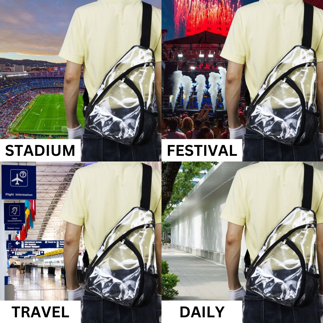 ClearView LoopMate Clear Sling Bag 1