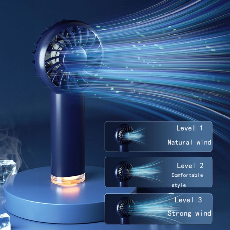 Rechargeable Personal Mini Fan with Light 4