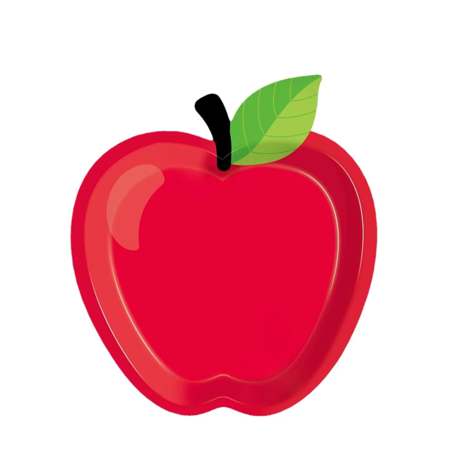 Customized disposable apple dinner plate 2