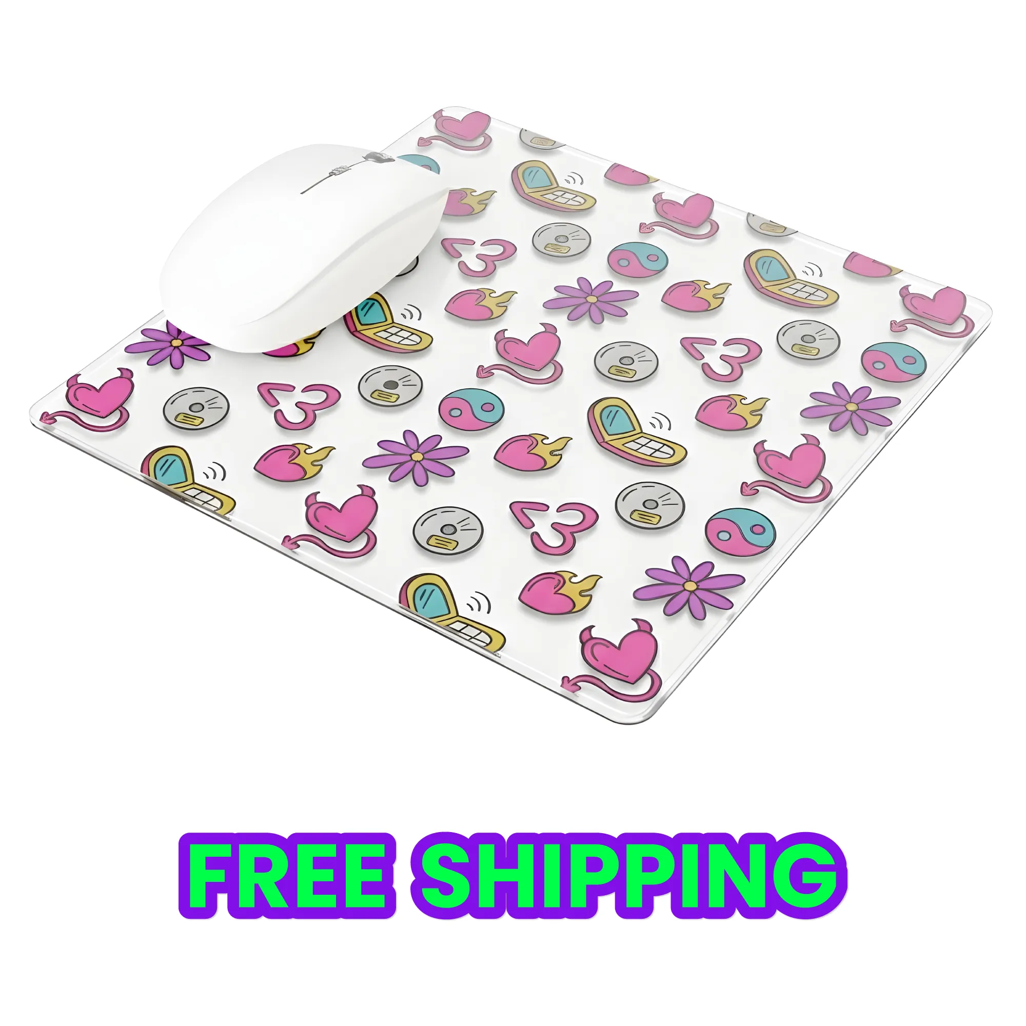 Custom Acrylic Transparent Mouse Pad 1