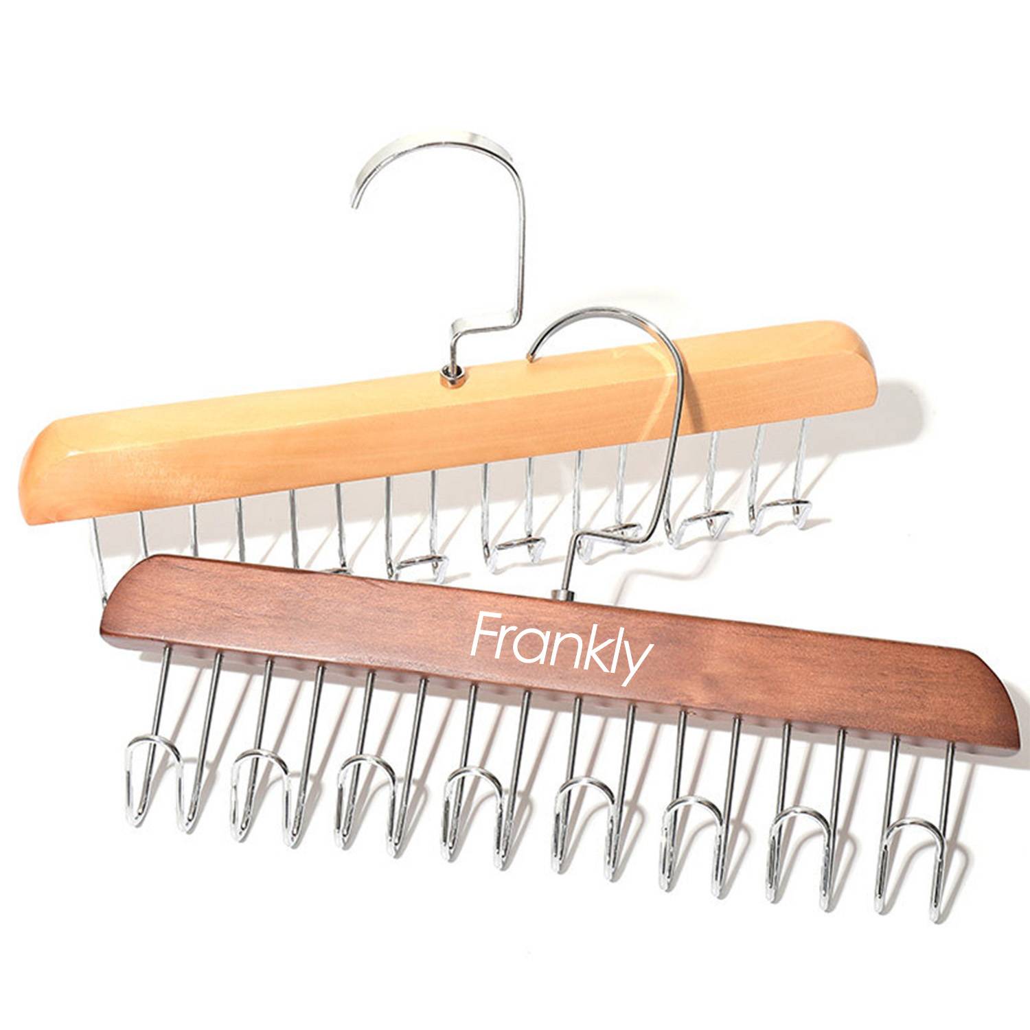 Solid Wood Hanger With 12 Hooks 2