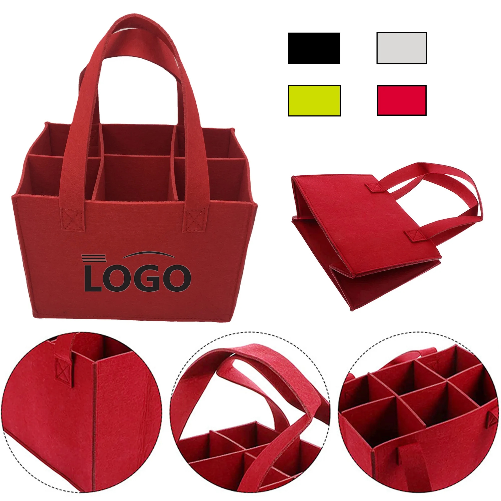6 Bottle Gift Tote Bag 3