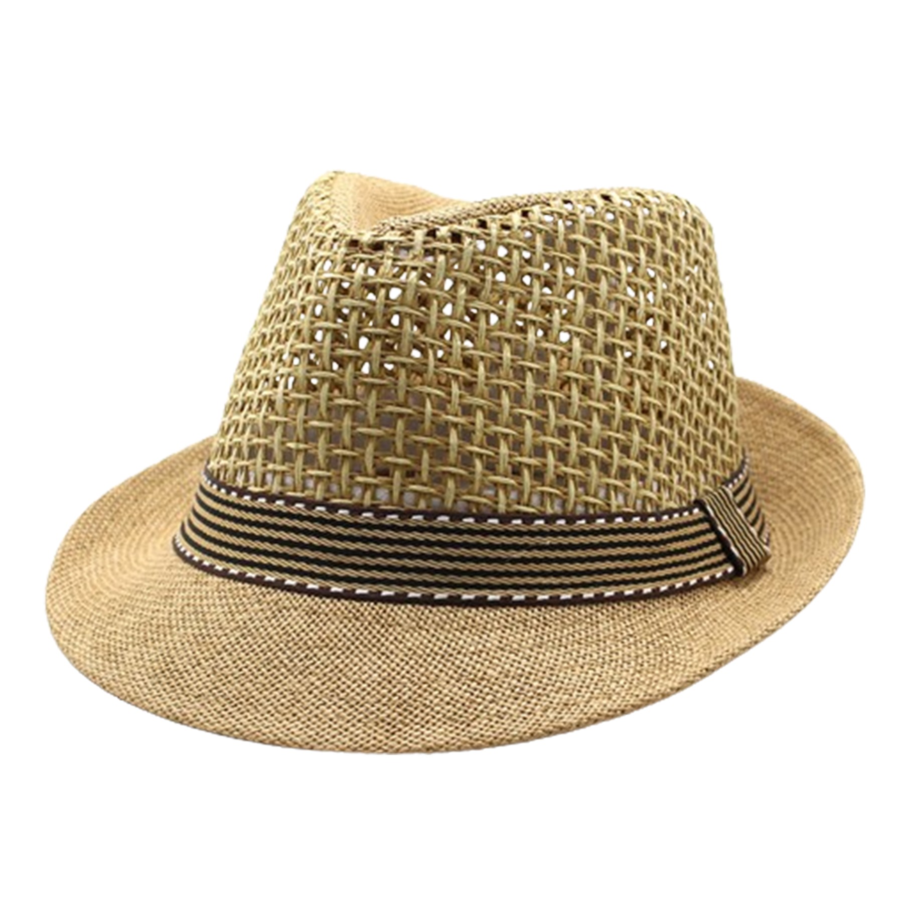 Summer Beach Sun Protective Jazz Straw Hat 2