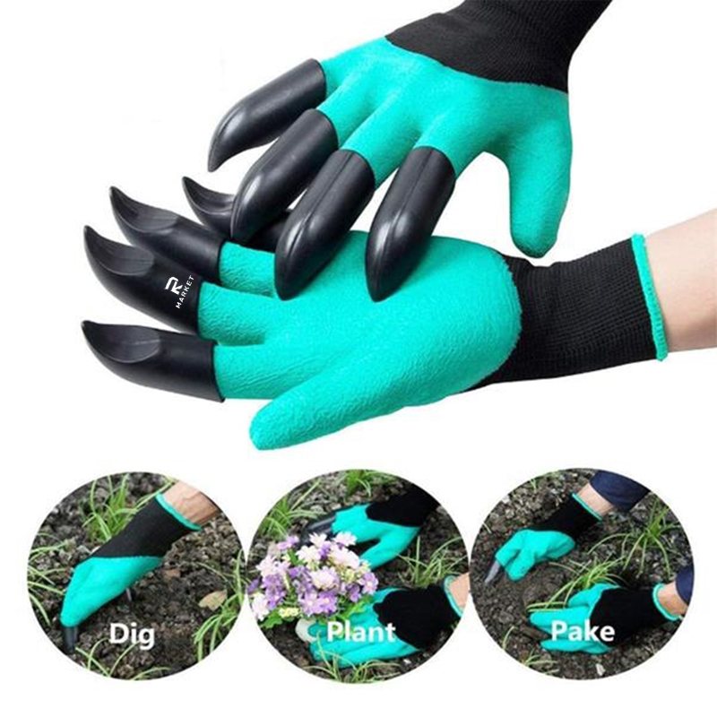 Garden Gloves with Fingertips Claws Quick 1