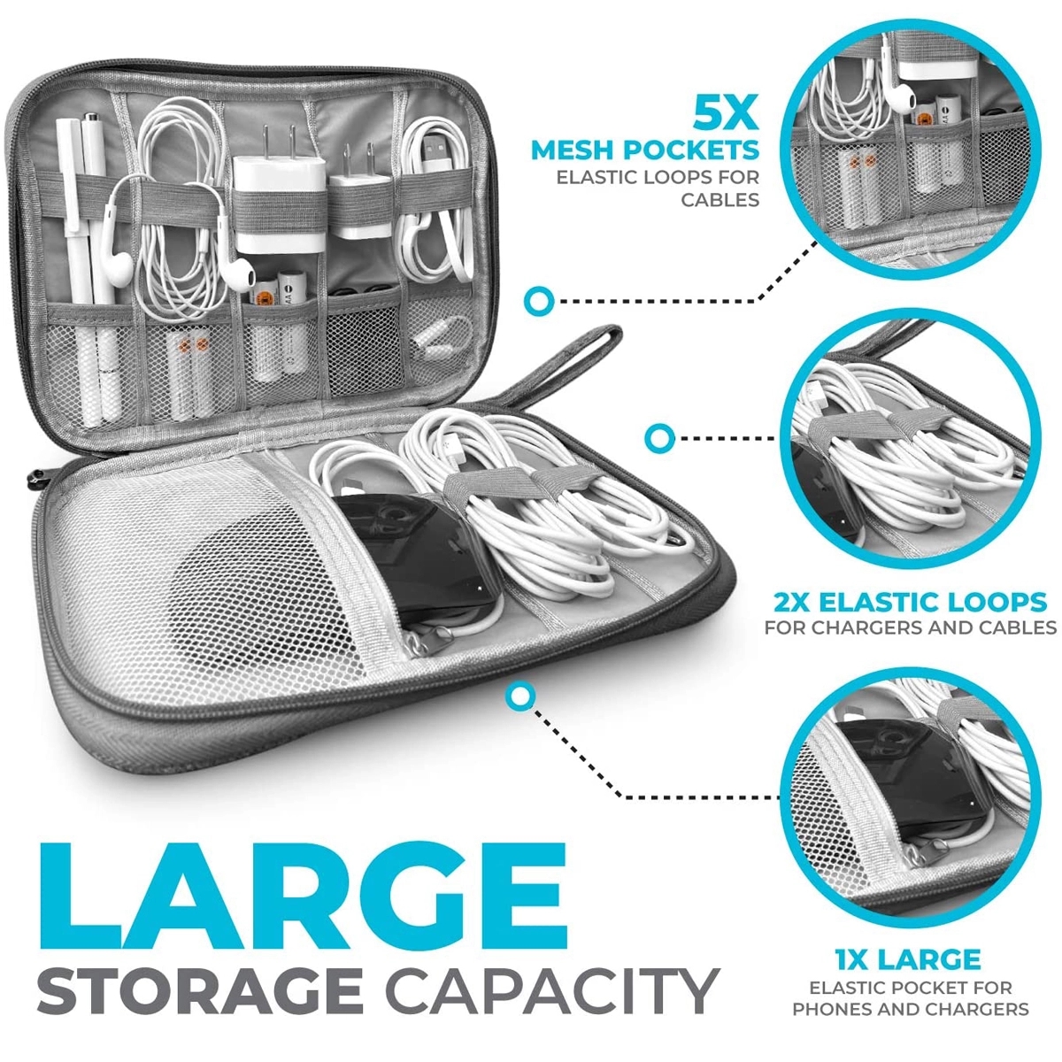 Electronic Cable Organizer Bag 4