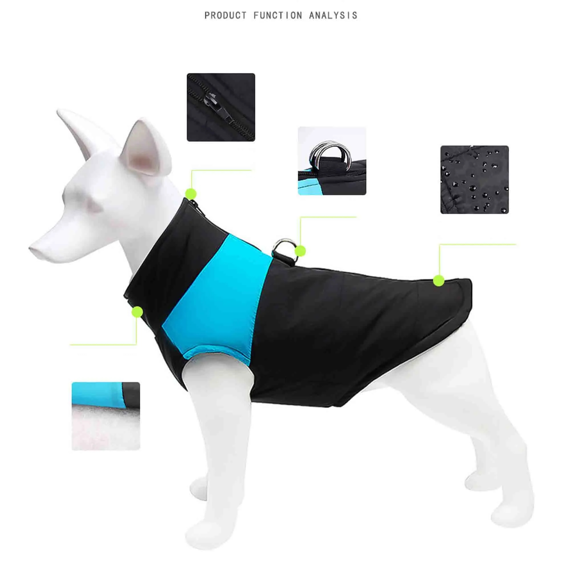 Custom Full-Zip Dog Hoodie Vest Pet 3