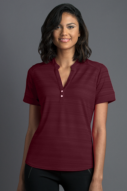 Women's Vansport Strata Textured Henley 30