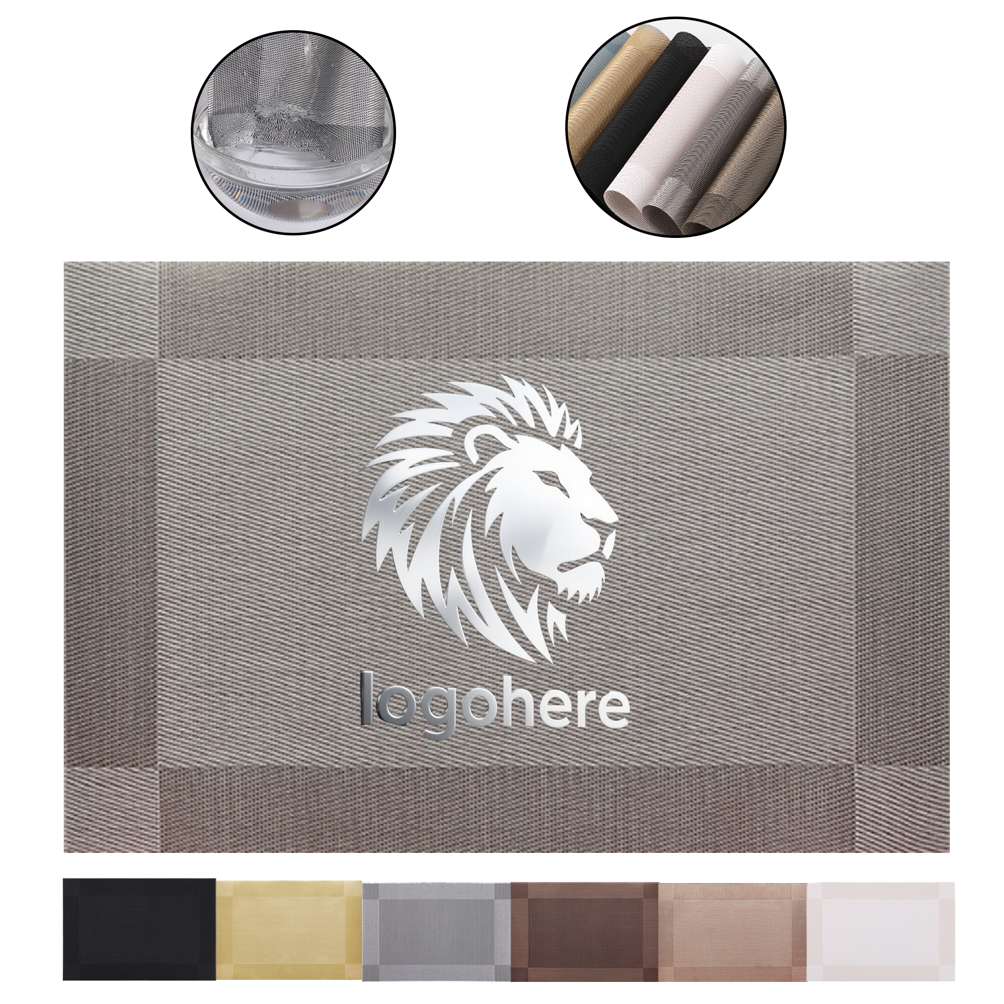 Engraved PVC Dining Table Mat 1