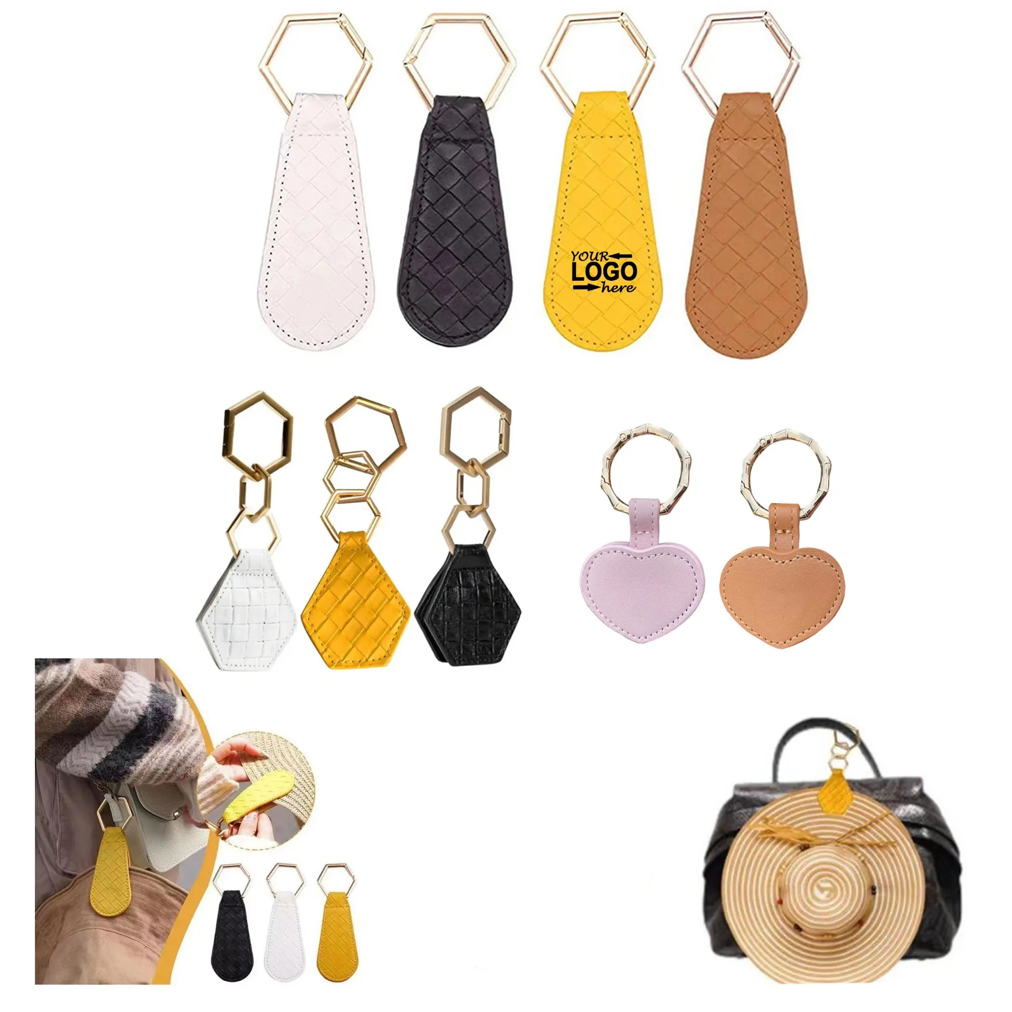 Magnetic PU Leather Hat Clip 2