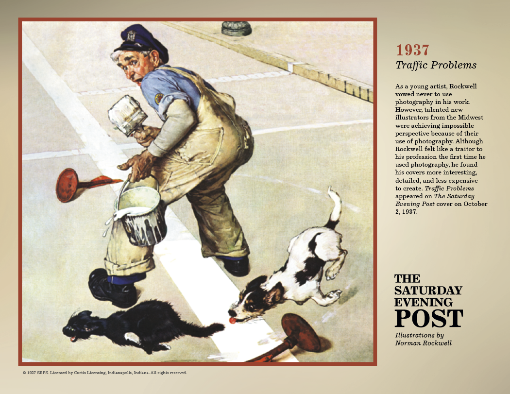 Triumph® Calendars The Saturday Evening Post Illustrations by Norman Rockwell Calendar 10