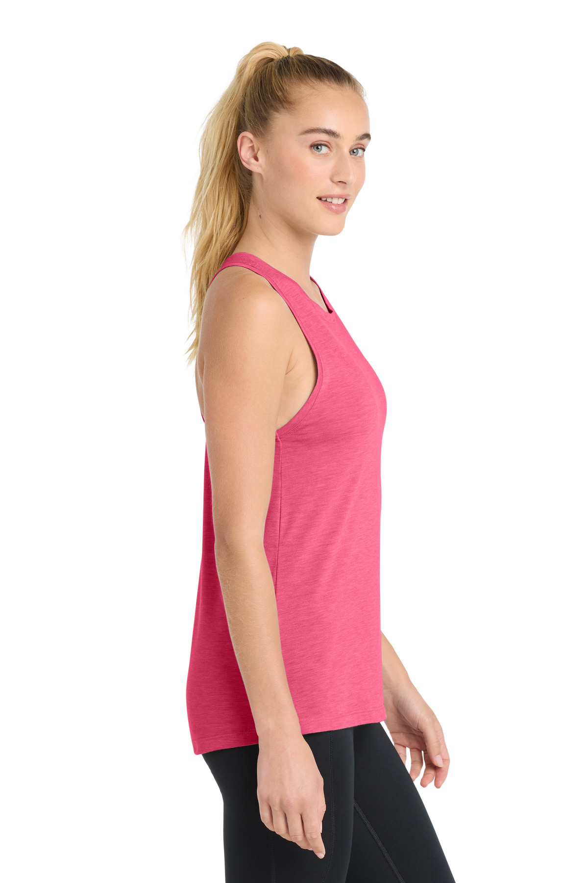 Sport-Tek Women's PosiCharge Tri-Blend Wicking Tank. LST402 33